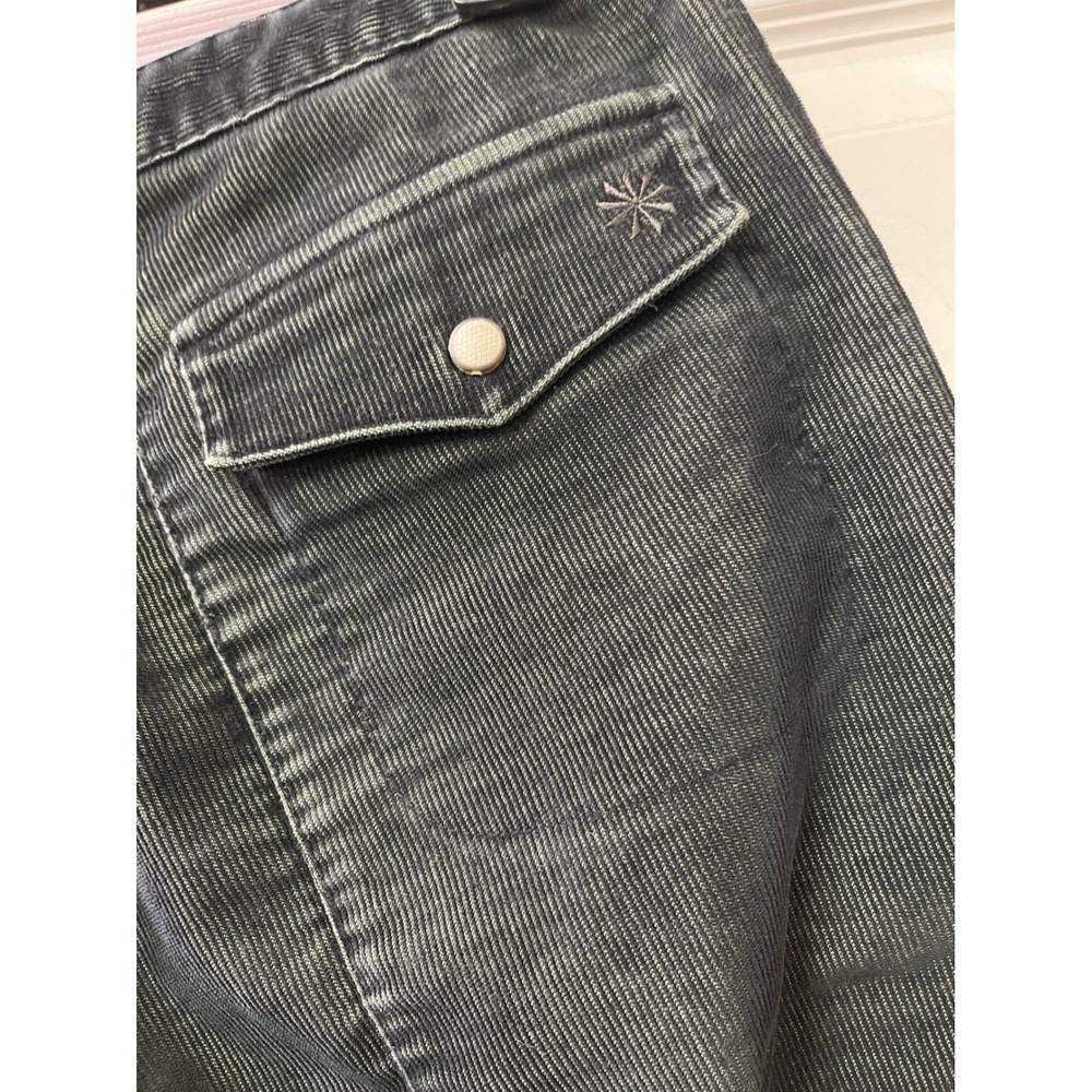 Athleta Cargo Pants Womens 8 Blue Green Corduroy Utility Color Shift - Picture 12 of 17